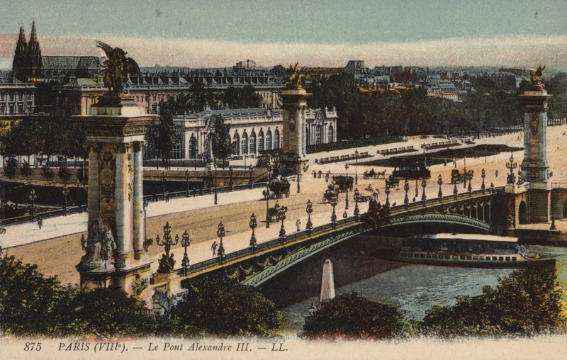 Paris, a ponte Alexander III de French Photographer