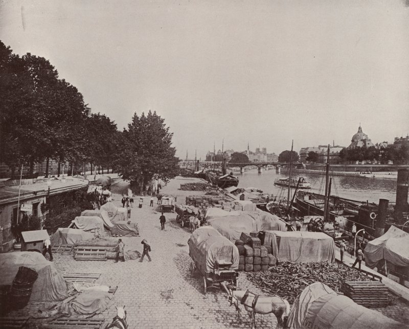 Paris: Cena de Levee em Paris (foto a p/b) de French Photographer