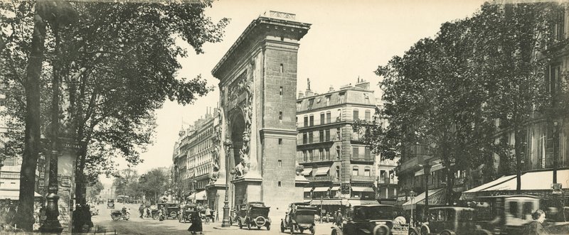 Paris, Perspectiva das Grandes Avenidas, Portão de St Denis, Perspectiva das Grandes Avenidas, Portão de St-Denis de French Photographer