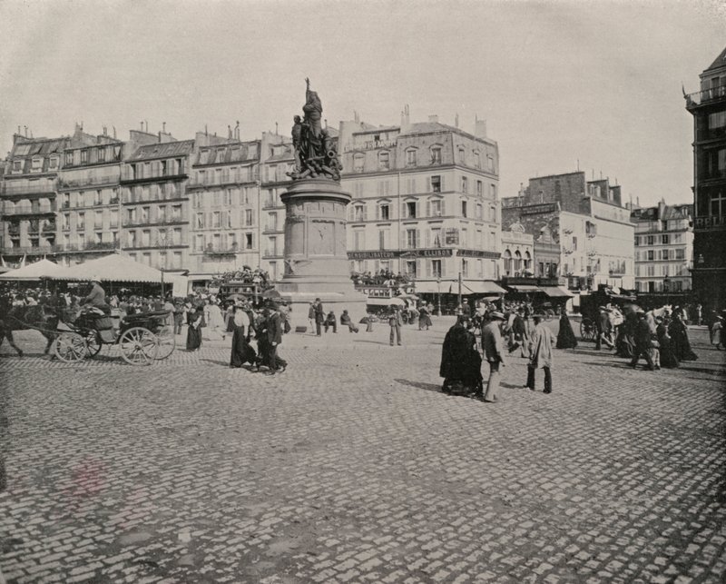 Paris: Place de Clichy (foto a p/b) de French Photographer