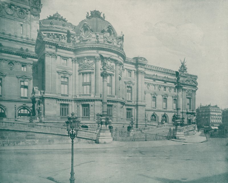 Paris: Lado Sul da Casa de Ópera (foto a p/b) de French Photographer