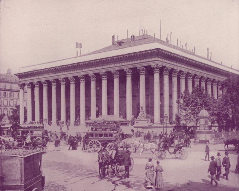Paris: A Bolsa (foto a p/b) de French Photographer