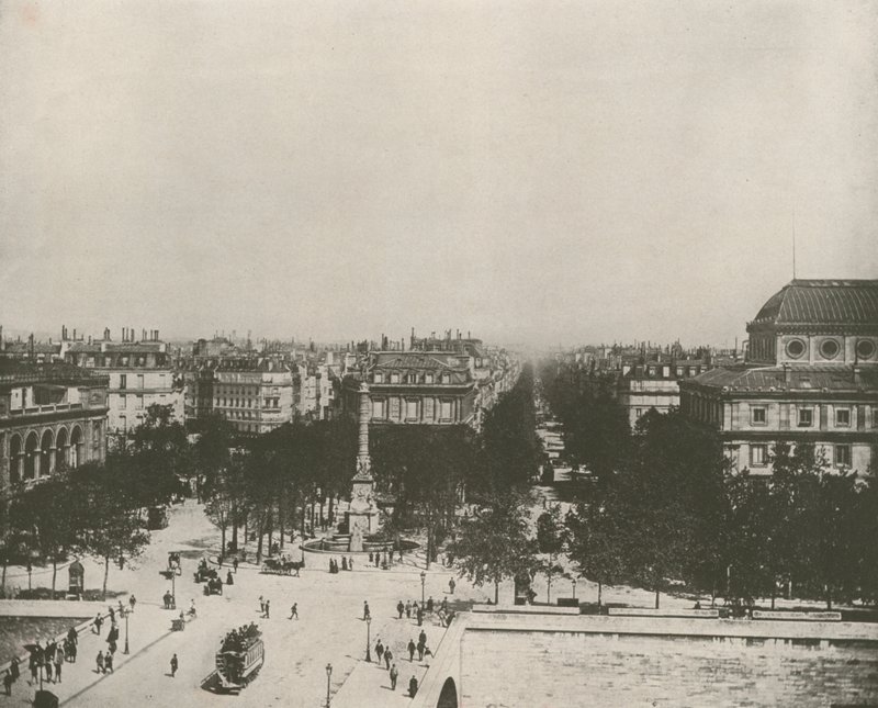 Paris: A Place du Chatelet (foto a p/b) de French Photographer