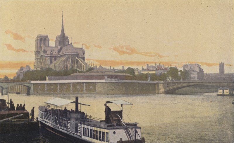 Paris, vista da ponta E de Ile de la Cité de French Photographer