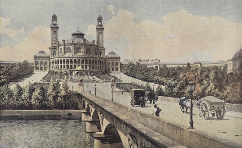 Paris, vista do Palácio Trocadero de French Photographer