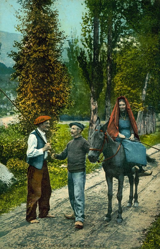 Camponeses nos Pirinéus de French Photographer