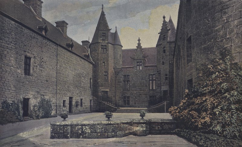 Ploubezre, Chateau de Kergrist, Juntos na Cour d&39;Honneur de French Photographer