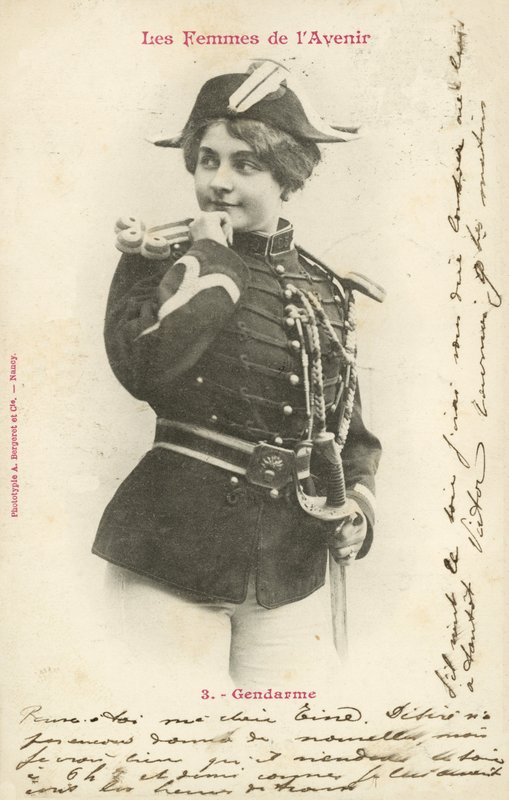Policial, mulher do futuro de French Photographer