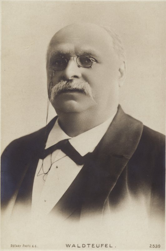 Retrato de Emile Waldteufel de French Photographer