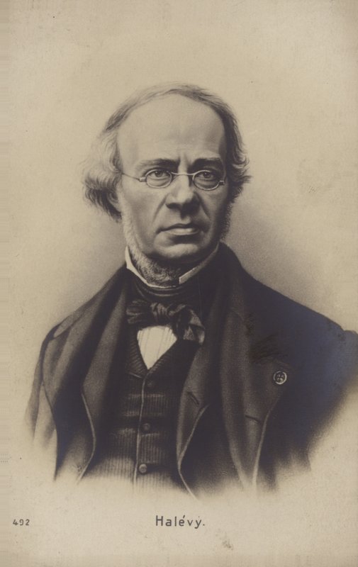 Retrato de Fromental Halevy de French Photographer