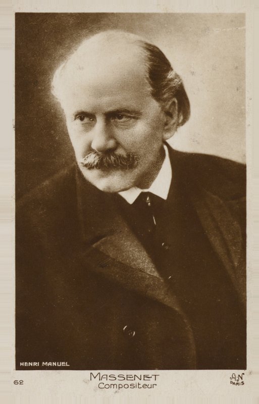 Retrato de Jules Massenet de French Photographer
