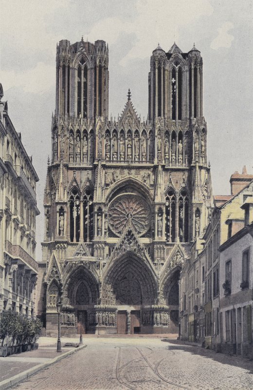 Reims, Catedral, Fachada O de French Photographer