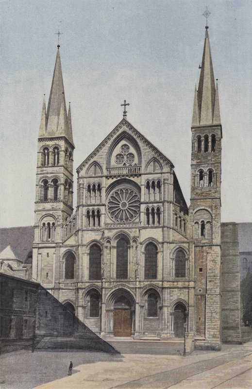 Reims, Igreja de St. Remi, Fachada O de French Photographer