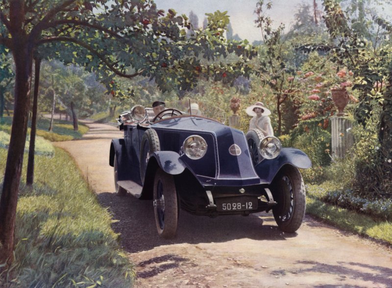 Renault, Torpedo "Sport", 40 CV 6 ciclindros (foto a cores) de French Photographer