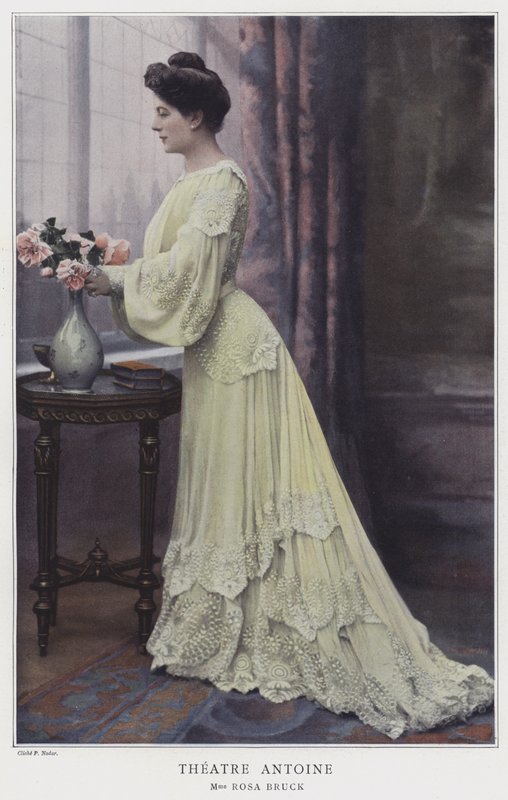 Rosa Bruck, atriz francesa (foto colorida) de French Photographer