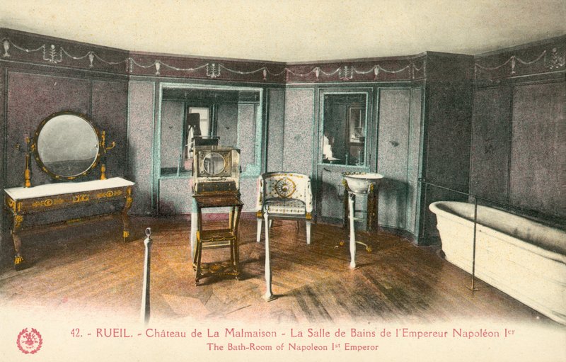 Rueil, castelo, de, a, malmaison, banheiro, de, napoleão, i de French Photographer