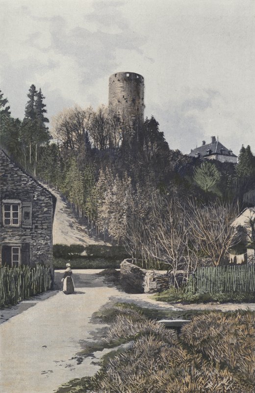 Rupt-sur-Saone, Torre do Castelo de French Photographer