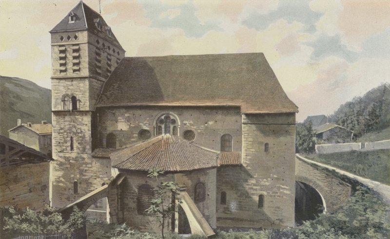 Saint-Chef, Igreja, Cote de Labside de French Photographer
