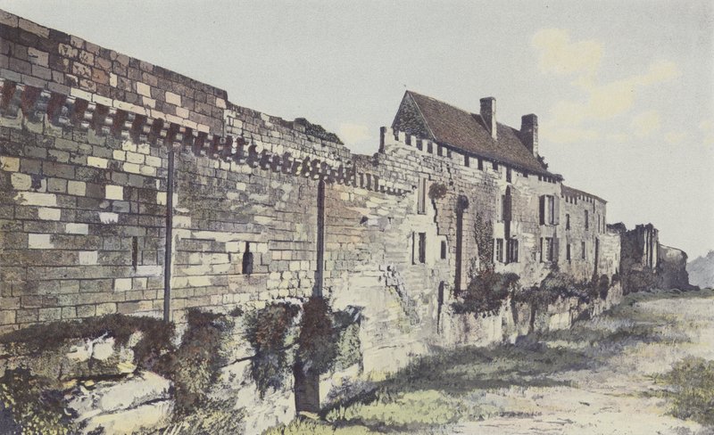 Saint-Emilion, Restos dos Remparts a NO, Logis de Malet de French Photographer