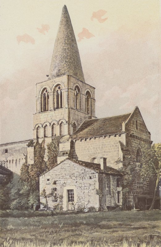 Saint-Estephe, Igreja, Campanário e Abside de French Photographer