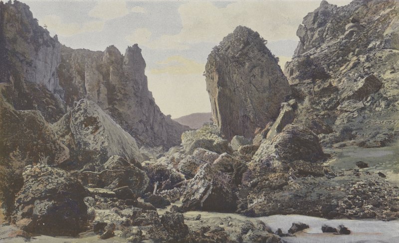 Saint-Georges-de-Levejac, Caos de Pas de Soucy, no Tarn, Ver a jusante de French Photographer