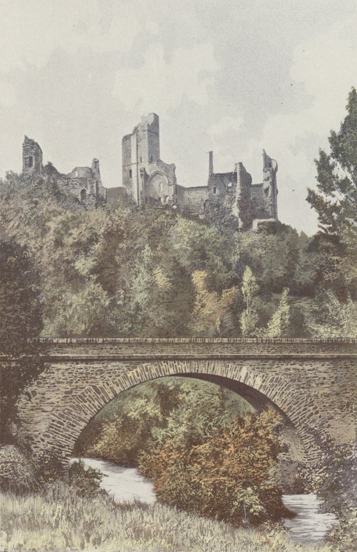 Saint-Jean-Ligoure, Ruínas do Castelo de Chalucet de French Photographer