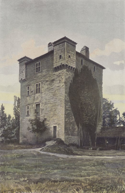 Saint-Jean-Poutge, moinho de Herreboue de French Photographer