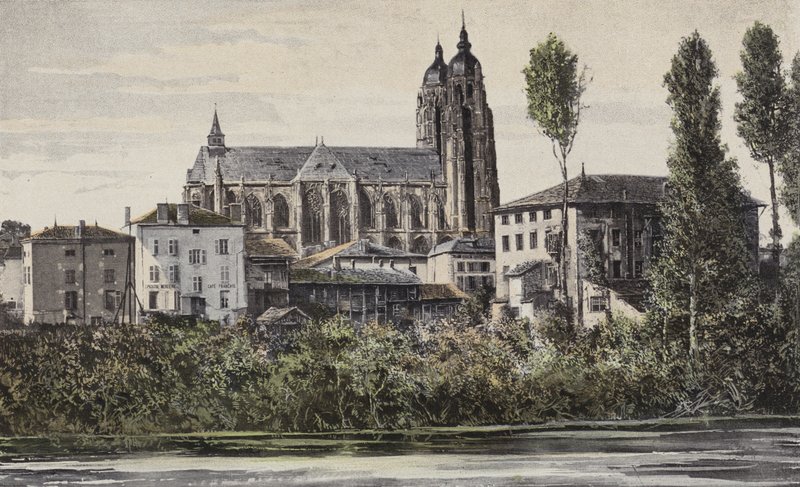 Saint-Nicolas-de-Port, Igreja, Fachada Lateral N de French Photographer