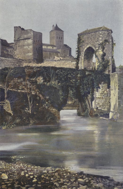 Sauveterre, ponte velha no deu dOloron de French Photographer
