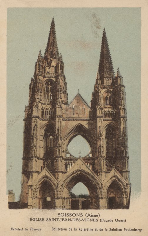 Soissons, Igreja de Saint Jean Des Vignes de French Photographer