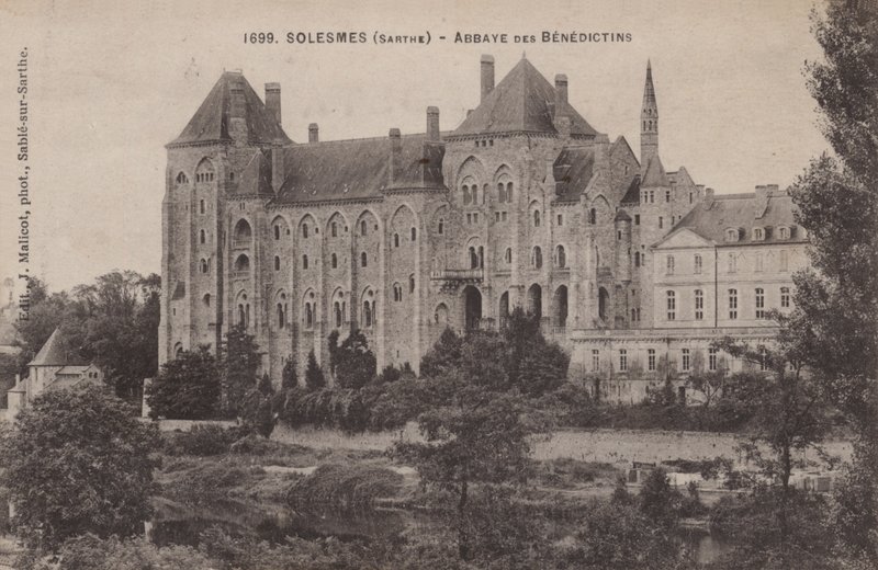 Solesmes, Sarte, Abbaye Des Benedictins de French Photographer