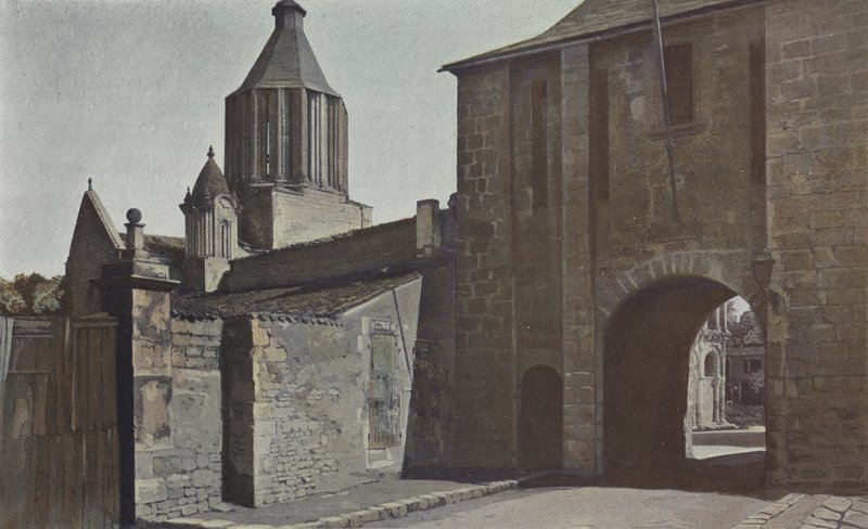 Surgeres, Portão da Cidade e Campanário da Igreja de French Photographer