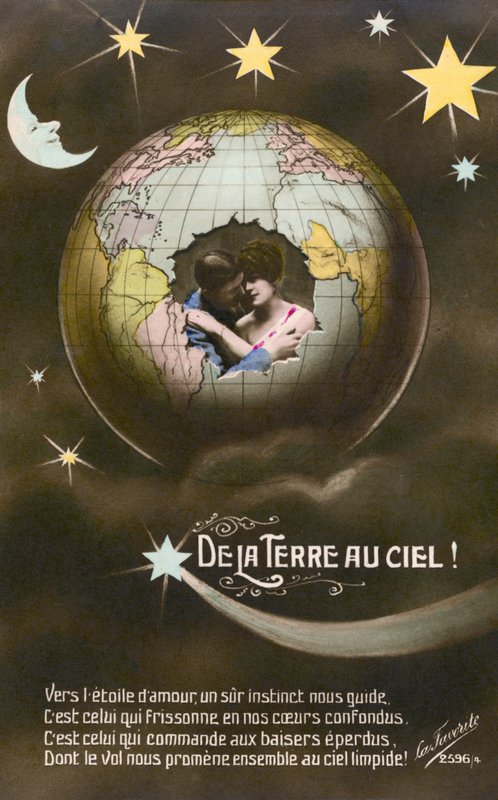 A Terra do espaço (foto a cores) de French Photographer