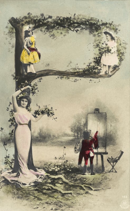 A Carta P (foto a cores) de French Photographer