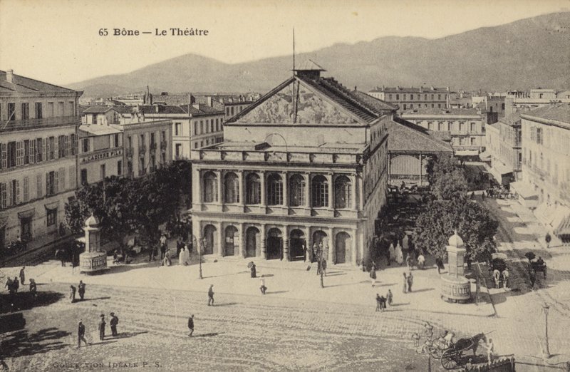 O teatro, osso, Argélia de French Photographer
