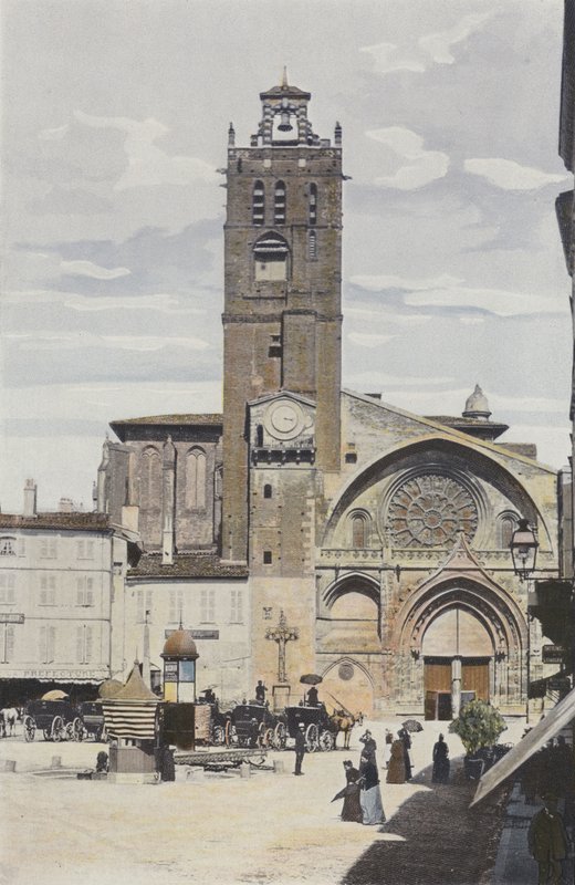 Toulouse, são-etienne, igreja, fachada, ó de French Photographer