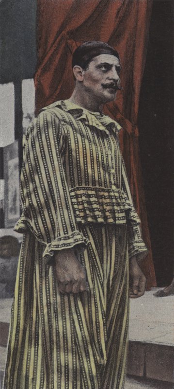 Showman itinerante (foto a cores) de French Photographer