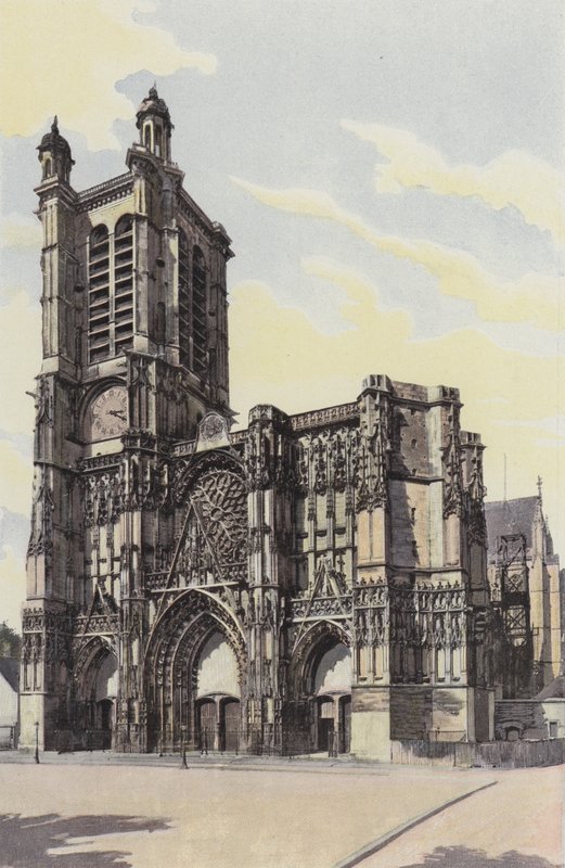 Troyes, Cathedrale, fachada O de French Photographer