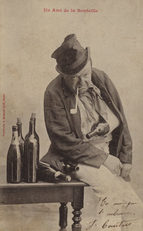 Um amigo da garrafa de French Photographer