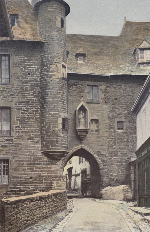 Uzerche, Portão da Cidade Velha, Cote de l Entree de French Photographer