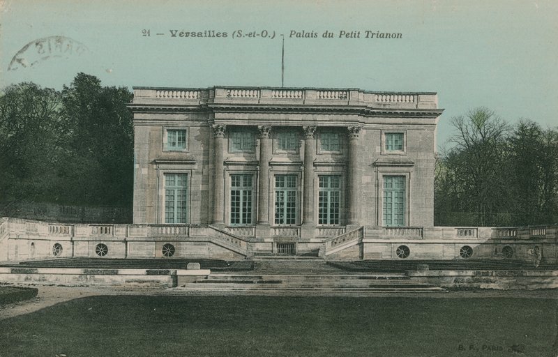Versalhes, Palácio do Petit Trianon. Postal enviado em 1913. de French Photographer