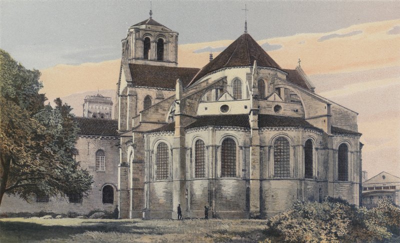 Vezelay, Igreja da Madeleine, Abside, lado SE de French Photographer