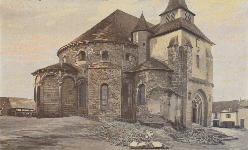 Vigeois, Igreja, abside e transepto de French Photographer
