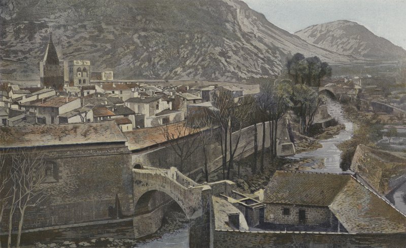 Villefranche-de-Conflent, visão geral de French Photographer