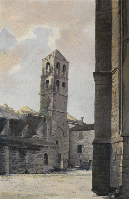 Villemagne, igreja velha St-Gregoire, torre sineira de French Photographer
