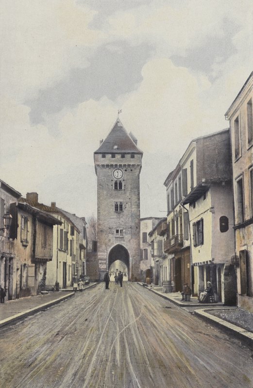 Villeneuve-sur-Lot, Portão de Pujols de French Photographer