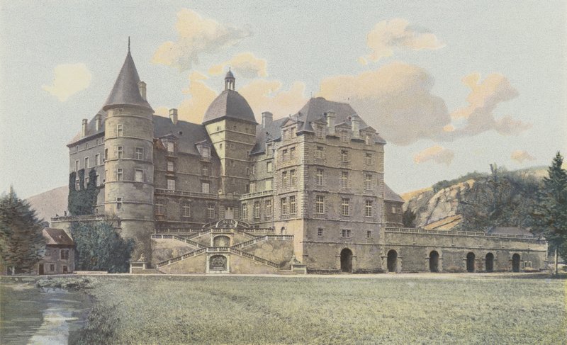 Vizille, Chateau de Lesdiguieres, Vista do Parque de French Photographer