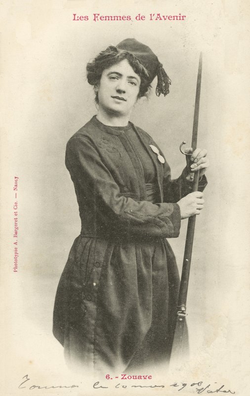Zouave, Mulher do Futuro de French Photographer