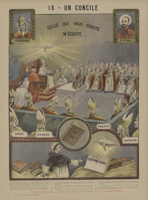Um Conselho (cor litho) de French School