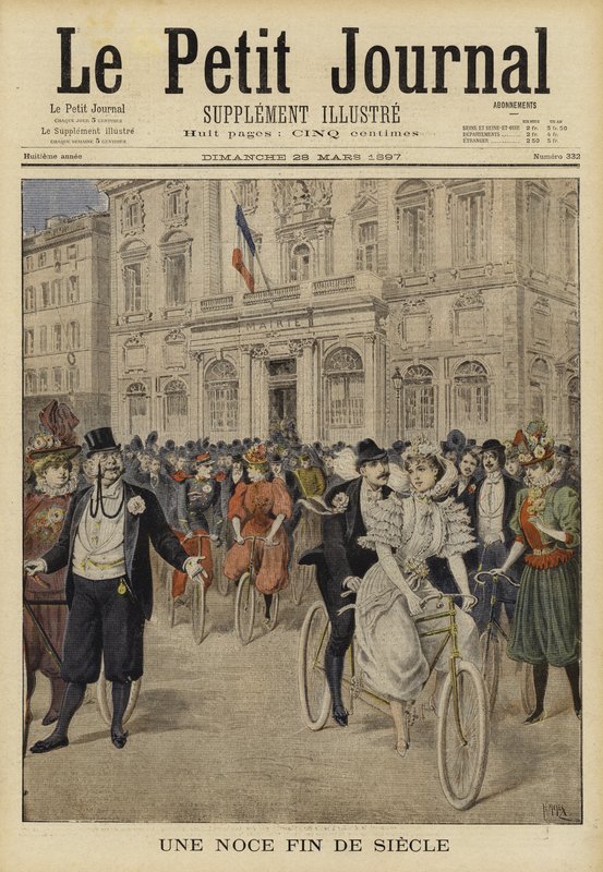 Um casamento tardio em Siècle, França de French School